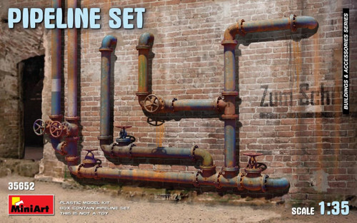 (SO) 1/35 Miniart PIPELINE SET Plastic Model Kit