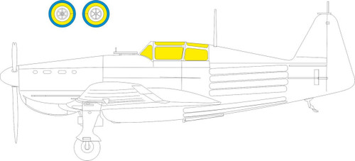 (SO) 1/48 Eduard MS 406.C1 TFace MASK for DORA WINGS for DORA WINGS