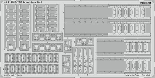 (SO) 1/48 Eduard B-26B bomb bay for ICM
