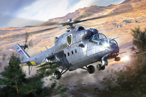 (SO) 1/48 Trumpeter Mi-35M Hind-E Plastic Model Kit