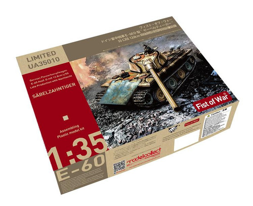 (SO) 1/35 Fist of War WWII German E60 ausf.D 12.8cm tank with side armor late type