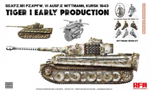 (SO) 1/35 Ryefield Sd.Kfz.181 TIGER I EARLY PRODUCTION KURSK (Upgrade Version)