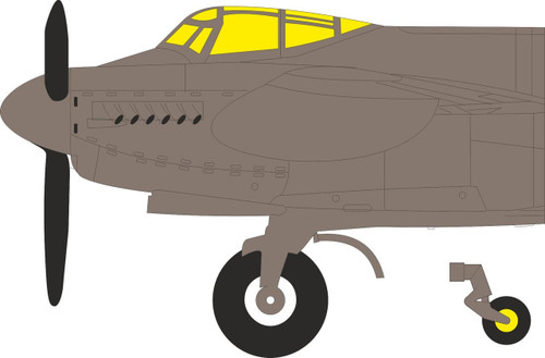 (SO) 1/72 Eduard Mosquito B.35 MASK for AIRFIX