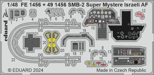 (SO) 1/32 Eduard SMB-2 Super Mystere Israeli AF for SPECIAL HOBBY