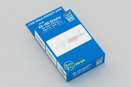 (SO) 1/350 Trumpeter EA-18G Growler  (x6 per pack)