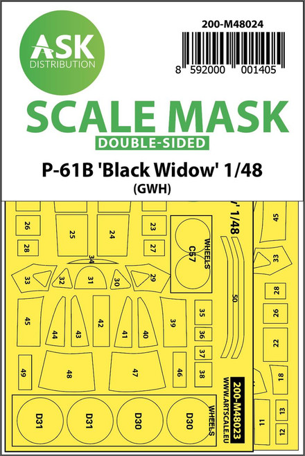 (SO) 1/48 Art Scale P-61 Black Widow double-sided GWH