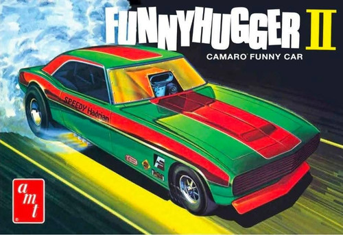 (SO) 1/25 AMT Funny Hugger II Chevy Camaro Funny Car Plastic Model Kit