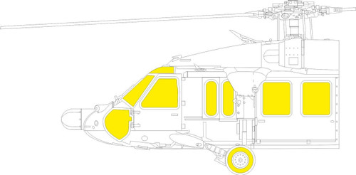 (SO) 1/48 Eduard UH-60A TFace MASK