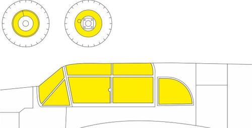 (SO) 1/48 Eduard Paint Mask for EDUARD Bf 108 TFace