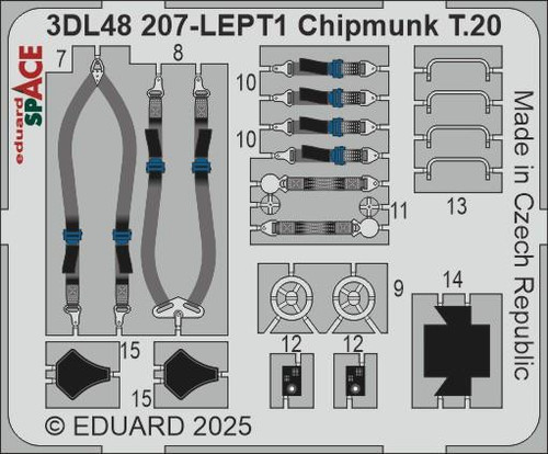 (SO) 1/48 Eduard Chipmunk T.20 SPACE SPACE for AIRFIX