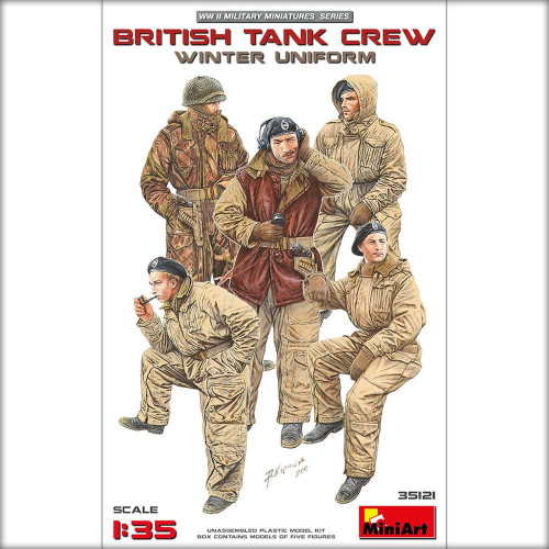 (SO) 1/35 Miniart British Tank Crew (Winter Uniform)