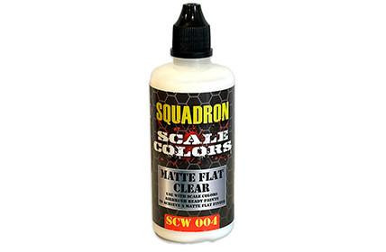(SO) Squadron Colors Acrylic Flat Clear Acrylic Airbrush Paint (60ml Bottle)