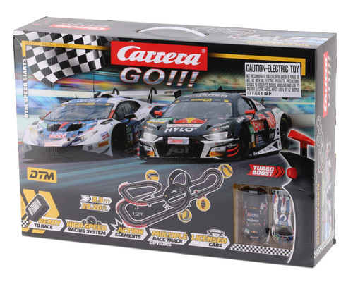 Carrera GO!!! DTM Speed Giants 1/43 Slot Car Racing Track Set
