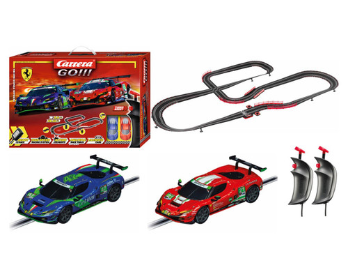 Carrera GO!!! Ferrari Power Racing 1/43 Slot Car Racing Track Set
