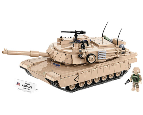 Cobi 1/35 M1A2 Abrams Tank Block Model Set (1025Pcs)