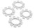 Koswork UFO High Strength Silicone Tire Glue Bands (White) (4) (1/8 & 1/10)