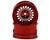 DS Racing Element Mesh 1/10 Drift Wheels (Red Chrome) (2) (Adjustable Offset)