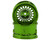DS Racing Element Mesh 1/10 Drift Wheels (Green Chrome) (2) (Adjustable Offset)