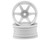 MST TE37 1/10 High Traction Drift Wheels (White) (2) (5mm Offset)