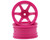 MST TE37 1/10 High Traction Drift Wheels (Hot Pink) (2) (5mm Offset)