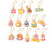 Bandai Shokugan Cookie Charmcot Kirby Keychain Blind Box