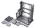 Bandai Builder's Parts 1/144 System Base 001 Display Stand Set (Black)