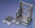 Bandai Builders Parts 1/144 System Base 001 Display Stand Set (Gunmetal)