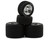 1RC Racing 1/18 Asphalt Sprint Car Tires (Chrome) (4) (Front & Rear) (Soft)