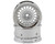 DS Racing Element Mesh 1/10 Drift Wheels (White w/Chrome Lip & Gold Rivets)