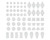 Bandai 30MM Customize Material (Decoration Parts #1)(White)