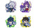 Bandai Blue Lock Rubber Charm (Box/10) "Blue Lock" Plastic Model Kit