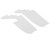 McAllister Racing 1/10 Sprint Car Side Panels (Clear) (2) (Style U)