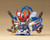 Bandai SD #104 Ashura Gundam "SD Gundam" Plastic Model Kit