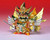 Bandai SD #108 Raitei Sennari Gundam "SD Gundam" Plastic Model Kit