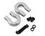 Hot Racing 1/10 Aluminum Monster Shackle D-Ring (Silver) (2)