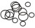 Mugen Seiki MSB1 1/10 2WD Buggy Shock Cap Seal O-rings (4)