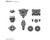 Bandai 30MM 1/144 #25 Option Armor Spy Drone (Rabiot Exclusive Light Gray)