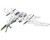 Bandai 30MM 1/144 #02 Air Fighter (Gray) Vehicle Model Kit