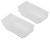 Yokomo GOKURAKU Straight 1/10 Off-Road Buggy Wing (2) (Clear)