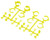 JConcepts Big Bore Shock Limiter Kit for Traxxas 1/10 2WD/4WD (Yellow) (24)