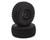 Team Associated 12mm Hex Multi-Terrain Pre-Mounted 1/10 Tires (Black) (2)