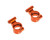 Hot Racing Dromida 1/18 Aluminum Rear Hub Set (Orange)