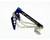 Hot Racing 1/10 Portable Fold Up Winch Anchor (Blue/Black)
