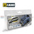 AMM7303 AMMO by Mig Dio Drybrush Paint Set Blue Colors