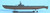 73509 USS 1941 Gato Class Submarine 1/350