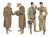 DML6693 DAK Panzer & Artillery Crew, Libya 1941 (4 Figures Set) 1/35