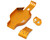 (SO) Team Associated RC10 Model 24 Aluminum Chassis Set (Gold)