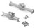 (SO) Treal Hobby Axial SCX30 7075 Aluminum Front & Rear Axle Housings Set (Silver)