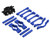 (SO) Treal Hobby Losi LMT 2.0 7075 Aluminum Crossbar Chassis Brace Set (Blue)