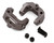 (SO) Kyosho Optima Aluminum Front C-Hubs (Gunmetal) (2)